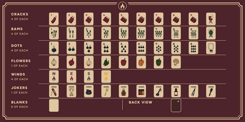 Grill Line Tile Set