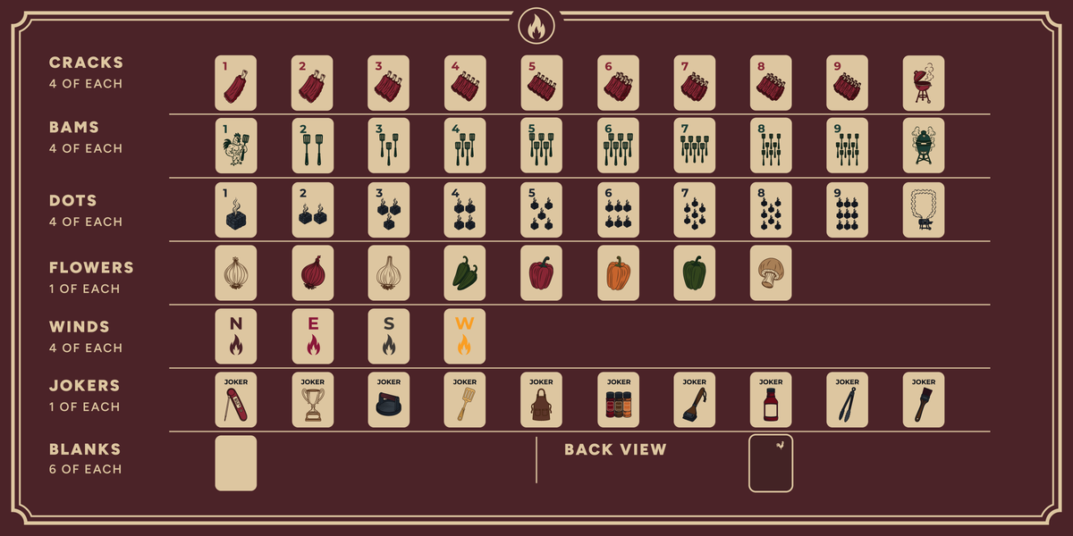 Grill Line Tile Set